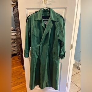Green Trench Coat